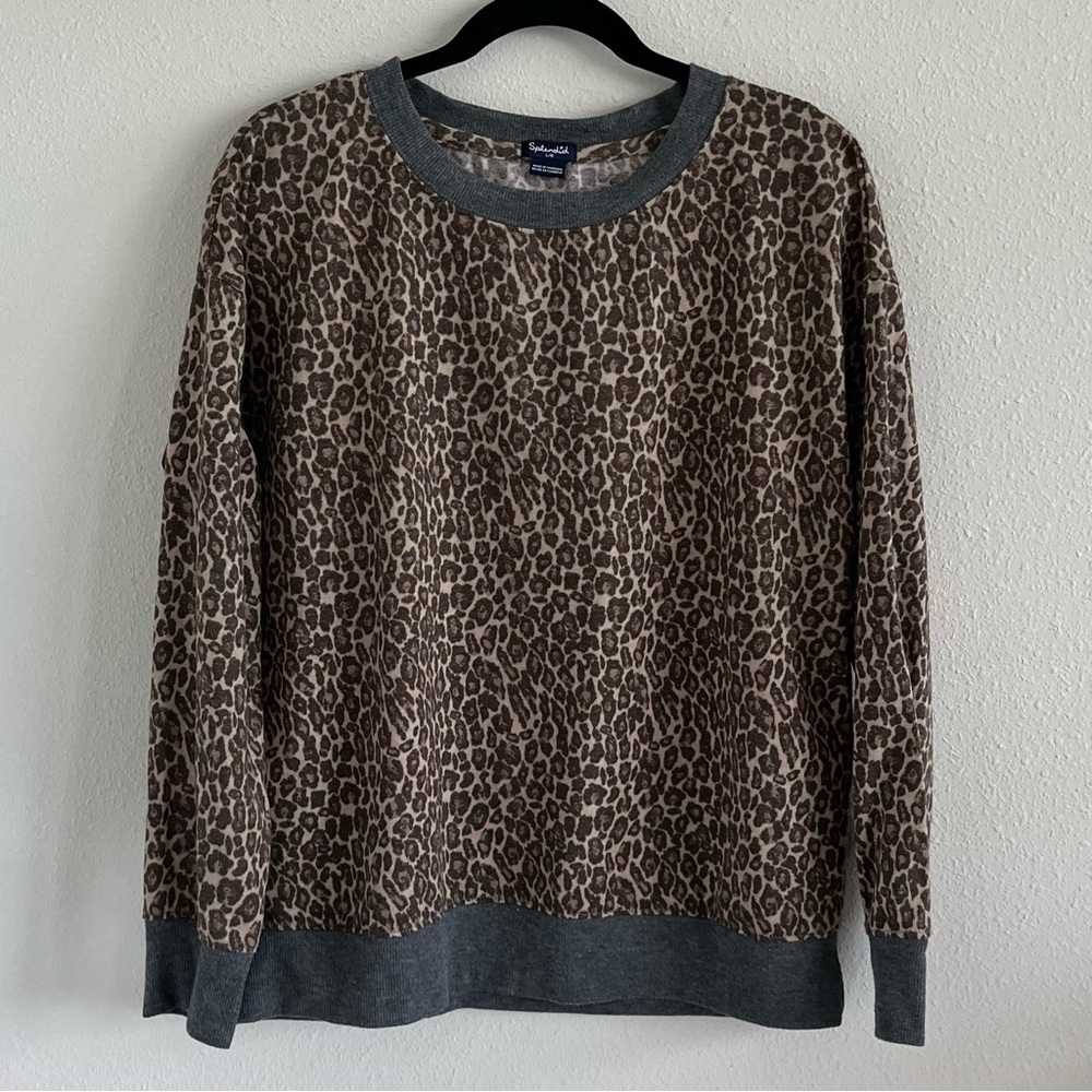 Splendid Leopard pullover